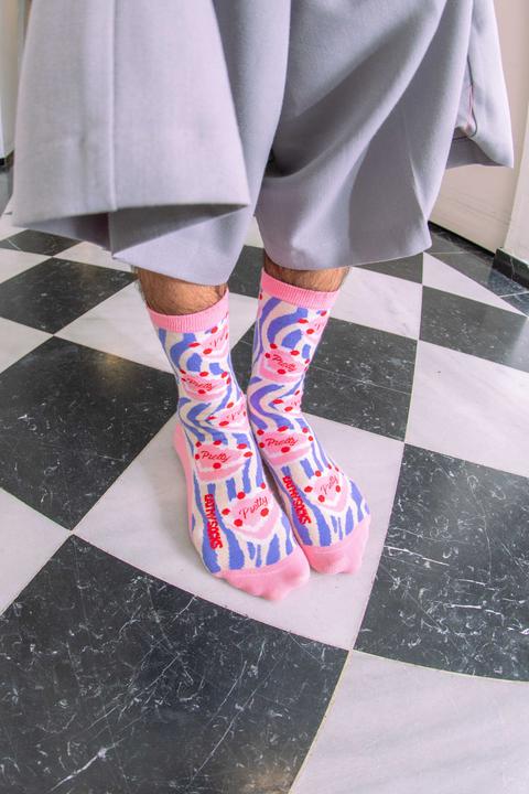 Actual product image Eat My Socks EMS, Socks, Adult, Trend, Pretty Cake (One size)