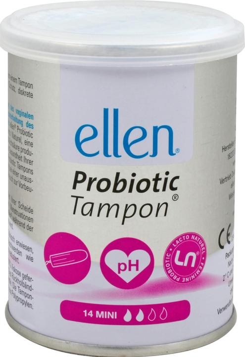 Actual product image Ellen Probiotic tampon mini (14x)