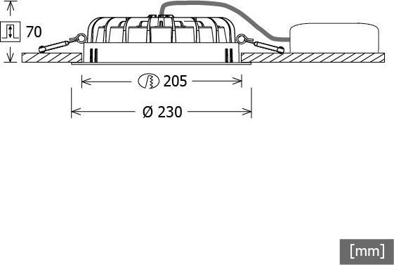 Produktbild LTS LED-Einbaudownlight (2990 lm)