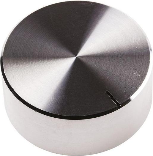 Produktbild RS PRO Alu-Drehknopf 38mm natur Welle 6,35mm