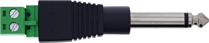 Actual product image InLine ® 6,35mm Klinkenstecker an Terminalblock, Mono, 2-polig