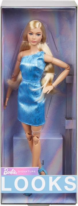 Actual product image Barbie Signature Looks 23 - Blonde, Blue Dress