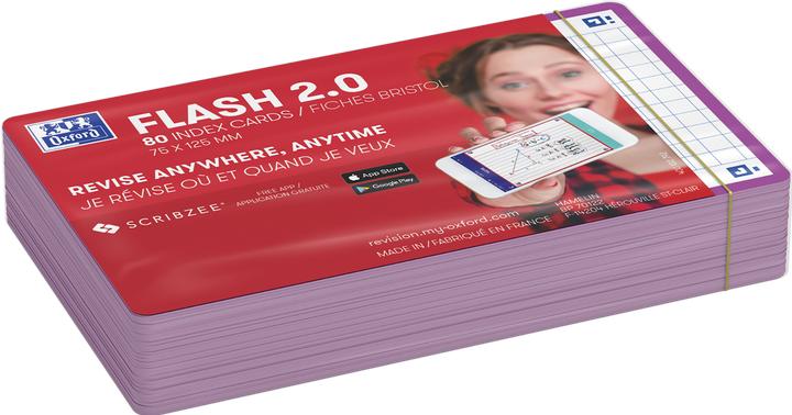 Oxford 80 flashcards FLASH 2.0 - 7 (75 x 125 mm, 80 x)