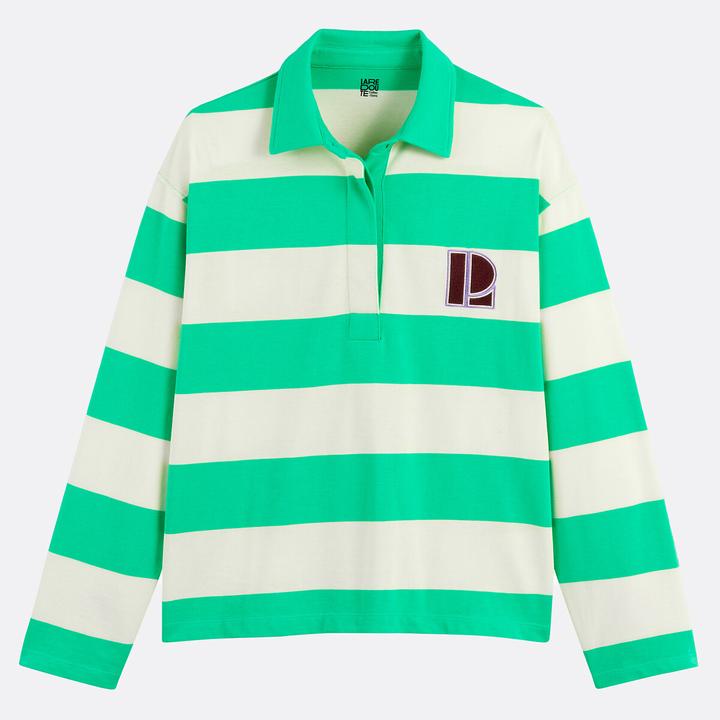 Immagine prodotto La Redoute Collections Gestreiftes Shirt mit Polokragen (S)