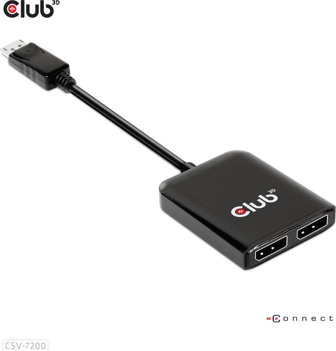 Produktbild Club 3D Club3D Multi Streaming Transport Hub 1xDP -> DP/HDMI (HDMI, 6.20 cm)