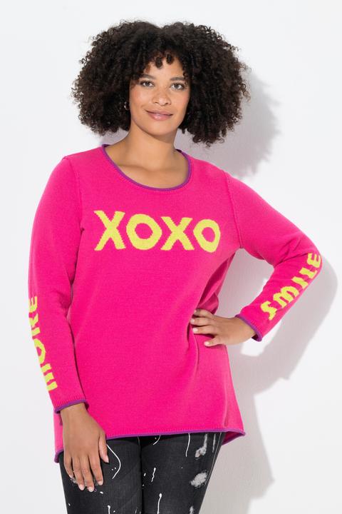 Actual product image Angel of Style Pullover, Straight Fit, Statement, offenkantig (54)