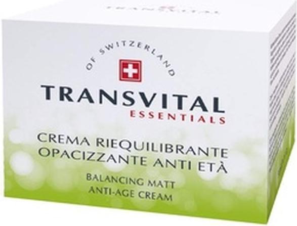 Actual product image Transvital Essentials Anti-Aging Mattifying Cream with Amamelis Flower Water and Vitamin E 50ml (50 ml)
