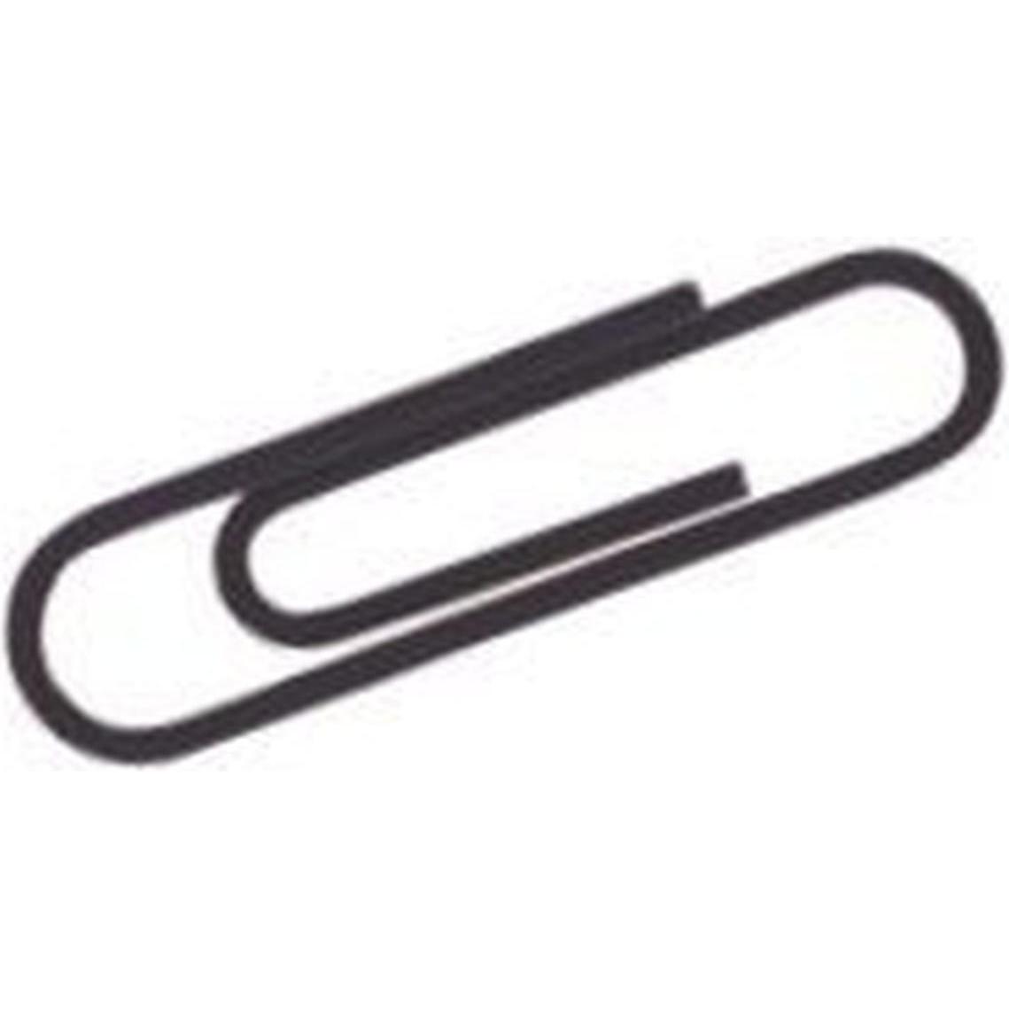 Alco, Büroklammer, Briefklammern 32mm kunststoffüberzogen VE=100 Stück schwarz (1 x)