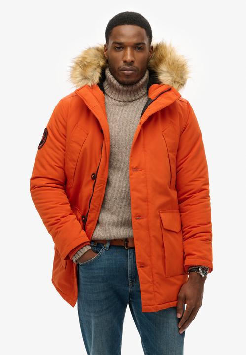 Produktbild Superdry Everest Parka mit Kapuze und Kunstfellbesatz (L)