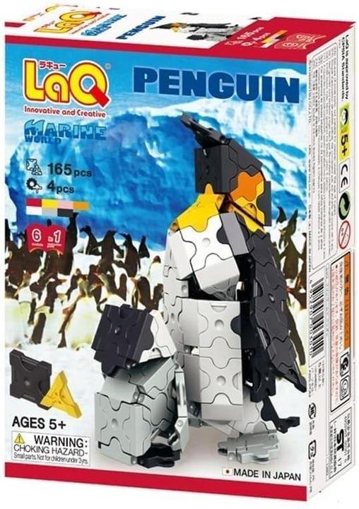 LaQ Japanese educational constructor Marine World PINGUIN - Penguin World in a set (165 pieces, 4