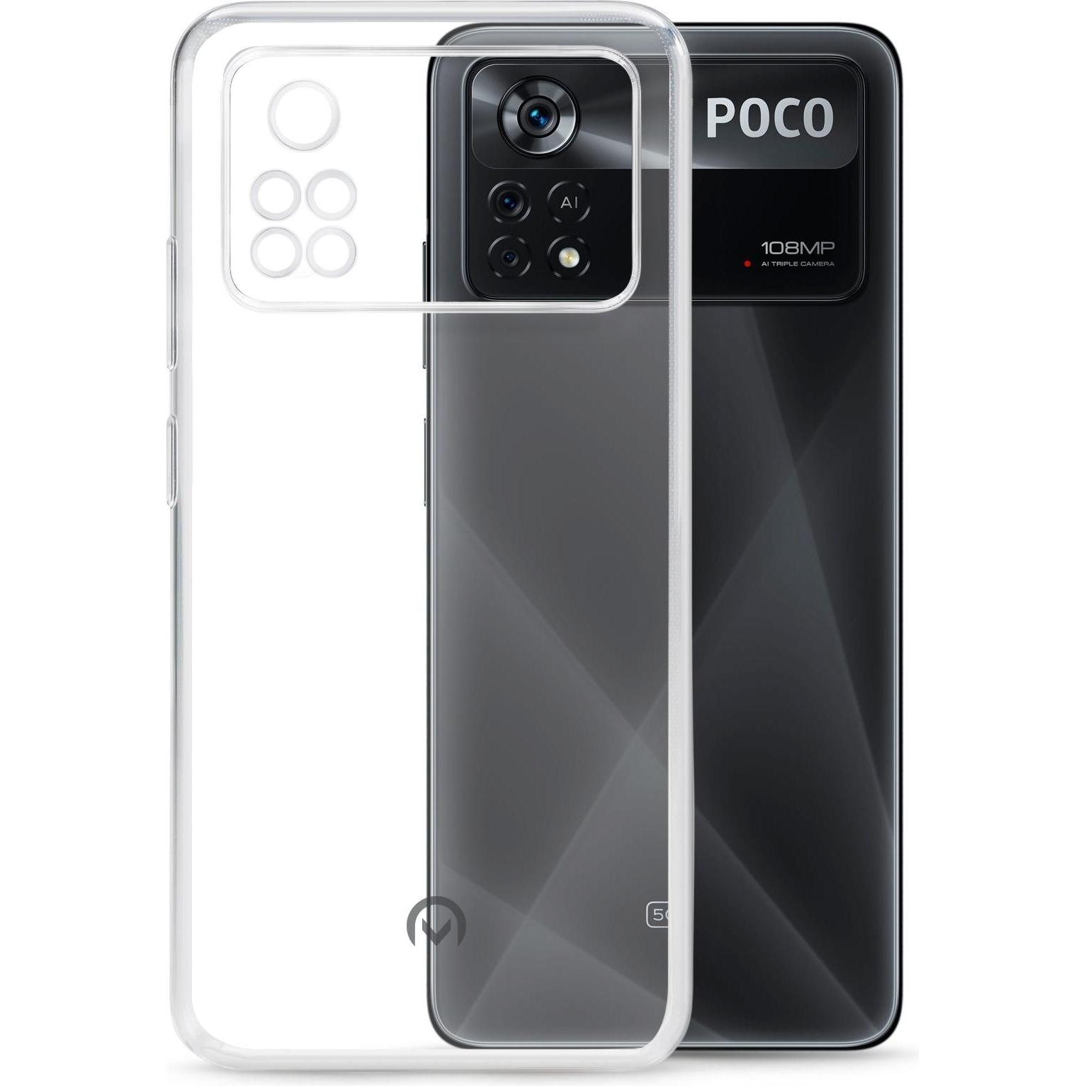 Mobilize Gelee-Hülle (Xiaomi Poco X4 Pro 5G), Smartphone Hülle, Transparent