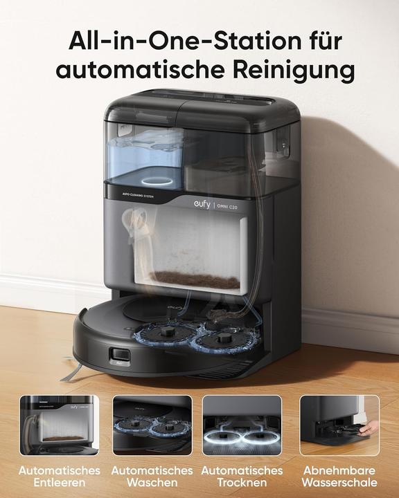 Productafbeelding eufy Anker robotstofzuiger Omni C20 Golden (Robotstofzuiger)