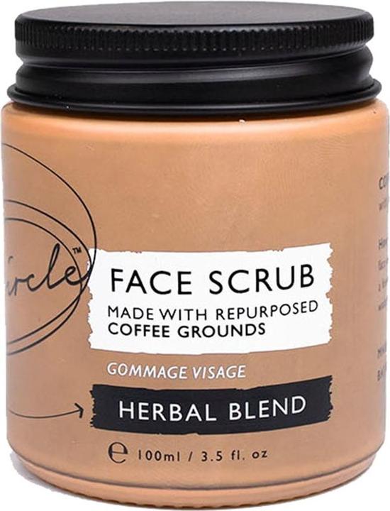 Produktbild UpCircle Peeling for oily and combination skin Coffee Face Scrub Herbalend 100 ml (Peeling, 100 ml)