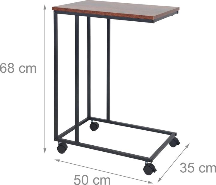 Image du produit Relaxdays Table d'appoint (50 x 35 x 68 cm)