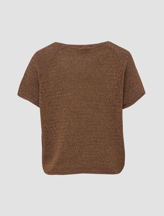 Produktbild s.Oliver Strickpullover Ärmelloser Strickpullover im Relaxed Fit mit U-Boot-Ausschnitt (S)