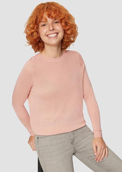 Produktbild S.Oliver Strickpullover Feinstrickpullover in Glitzeroptik (XL)