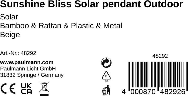 Immagine prodotto Pauleen Lanterna Sunshine Bliss (IP44)