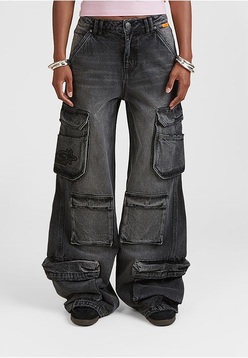 Actual product image Snipes S Star Washed Multi Pocket Cargo Pants - 199199 (25)