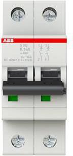 Produktbild ABB S202-K16 Sicherungsautomat 16A pro M compact 2-polig