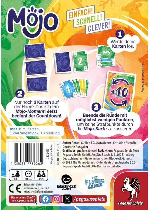 Produktbild Pegasus Mojo (Deutsch, 2 - 8 Spieler)