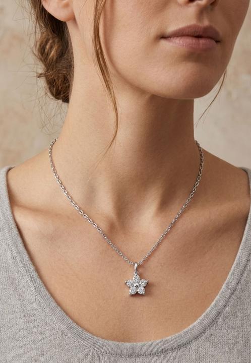 Image du produit Maxte Flower Sterling Silber Necklace (Argent sterling 925)