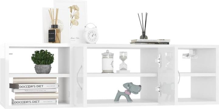 Produktbild VidaXL Wandschrank Artisan-Eiche 102x30x29 cm Holzwerkstoff (102 x 30 x 29 cm)