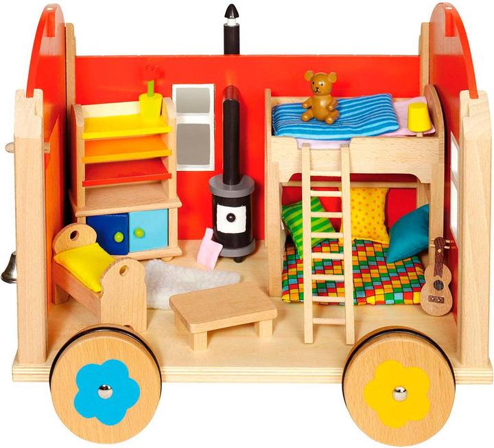 Produktbild Goki Puppenbauwagen mit Zubehör