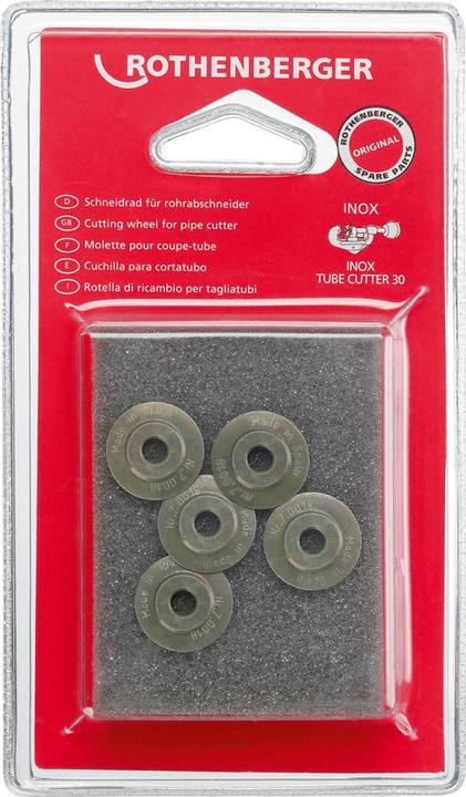Produktbild Rothenberger Schneidrad f. TC 30, Inox, 5 St. (Ersatzklinge)