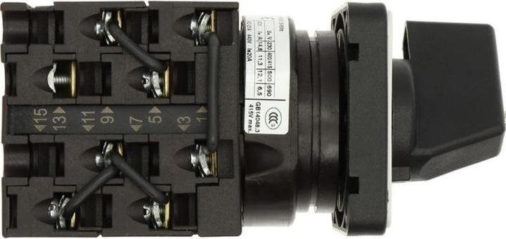 Actual product image Eaton T0-4-8410/E Star-delta- 024604 Switch Kont8 20A 0-Y-D 60° rast.