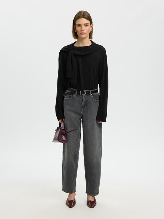 Produktbild Selected Slfthea Ls Knit Merino O-Neck Noos (S)