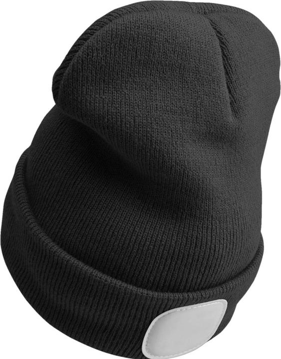 Actual product image Sixtol Cap with headlamp 180lm, rechargeable, USB, universal size, cotton/PE, black (180 lm)