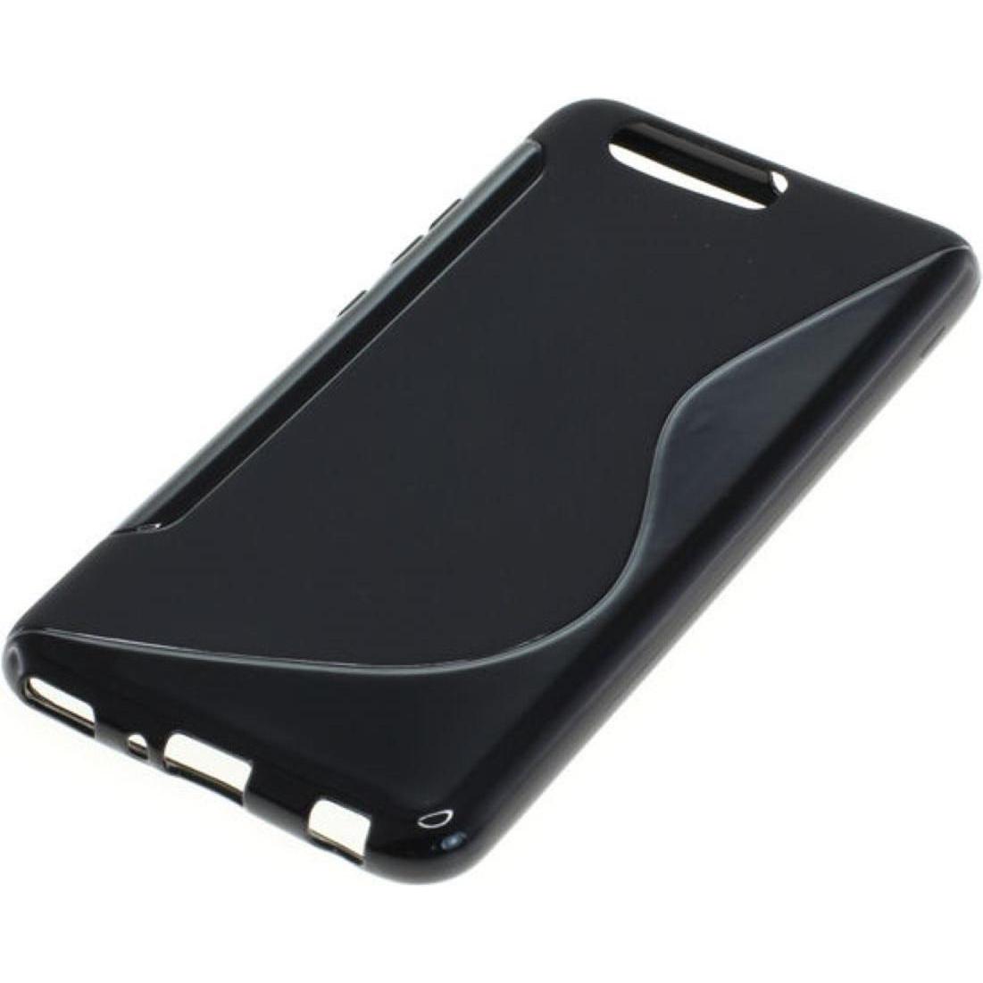 König Design Huawei P10 Plus Hülle Case Handy Cover Schutz Tasche Schutzhülle Bumper Schwarz (Huawei P10 Plus), Smartpho...