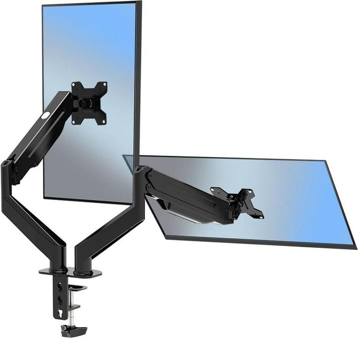 Produktbild Esperanza ERW020 Gas-Tischhalterung für zwei Monitore 17-27" bis zu 6kg (Tisch, 27.01", 6 kg)