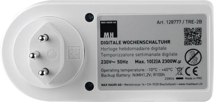 Produktbild Max Hauri Zeitschaltuhr digital, Zufallsgenerator (Typ 13)