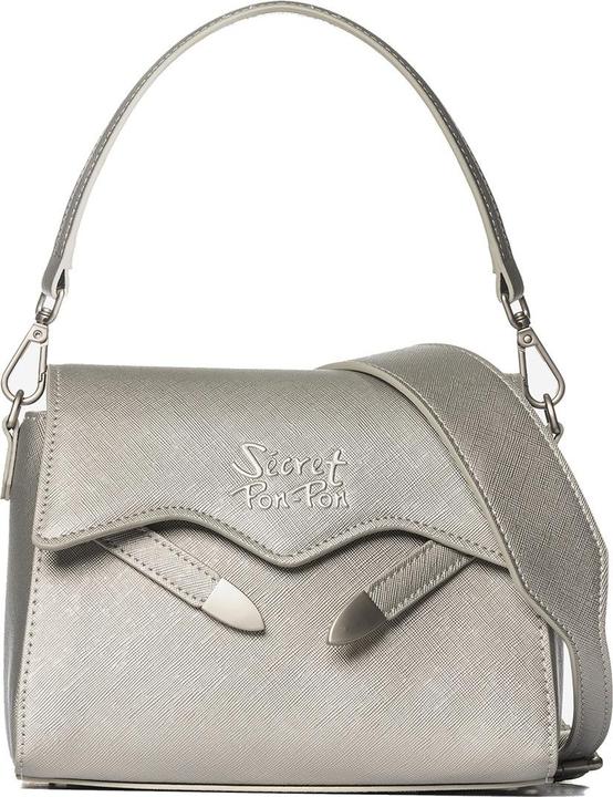 Immagine prodotto Secret Pon Pon Damen Umhängetasche - Modell Iduna Lux - 100% Polyurethan - 20.5 X 18.0 X 7.0 Cm