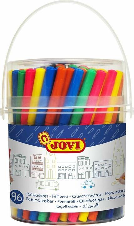 Produktbild Jovi Dünne Filzstifte in Rundbox (96x)