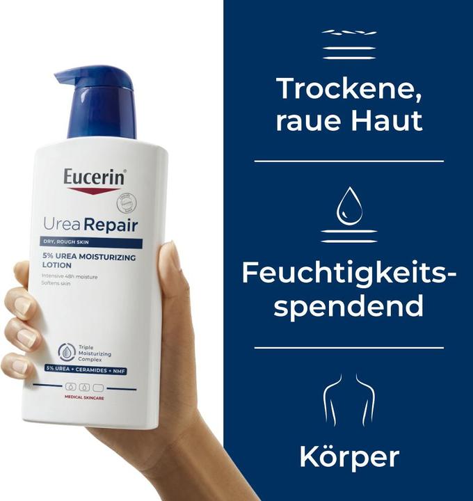 Produktbild Eucerin Urea Repair 5% Urea Feuchtigkeitslotion (Körpercreme, 400 ml)