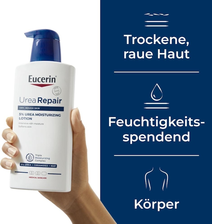 Immagine prodotto Eucerin Urea Repair 5% Urea Lozione Idratante (Crema corpo, 400 ml)