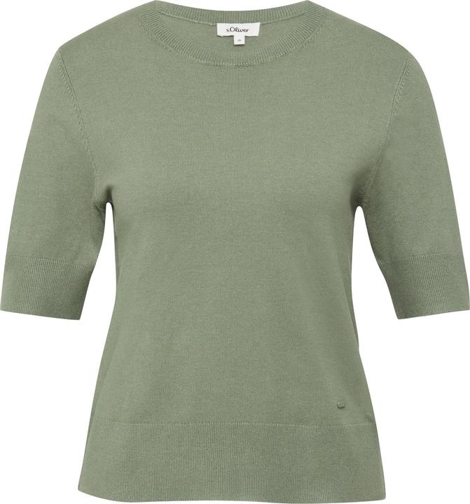 Produktbild S.Oliver Strickpullover Kurzärmeliger Strickpullover aus Viskosemix (44)