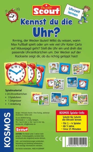 Produktbild Kosmos Der echte Scout Kennst du die Uhr? (Deutsch)