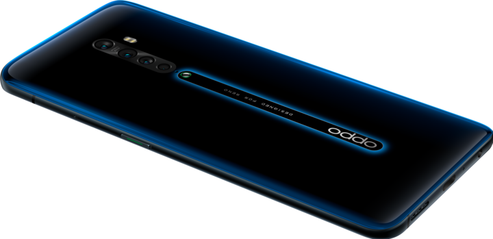 Produktbild OPPO Reno 2 (256 GB, Luminous Black, 6.50", Hybrid Dual SIM, 48 Mpx, 4G)