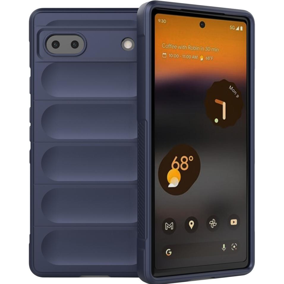 Screenguard CloudCase Google Pixel 6a TPU Hülle (Google Pixel 6a), Smartphone Hülle, Blau