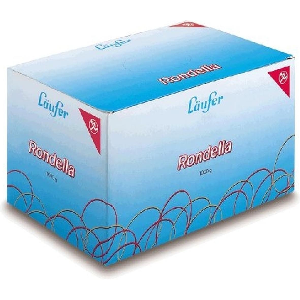Läufer, Gummiband, L„ufer Gummiringe RONDELLA im Karton, rot, 25 mm, 1.000 g (1 Stk.)