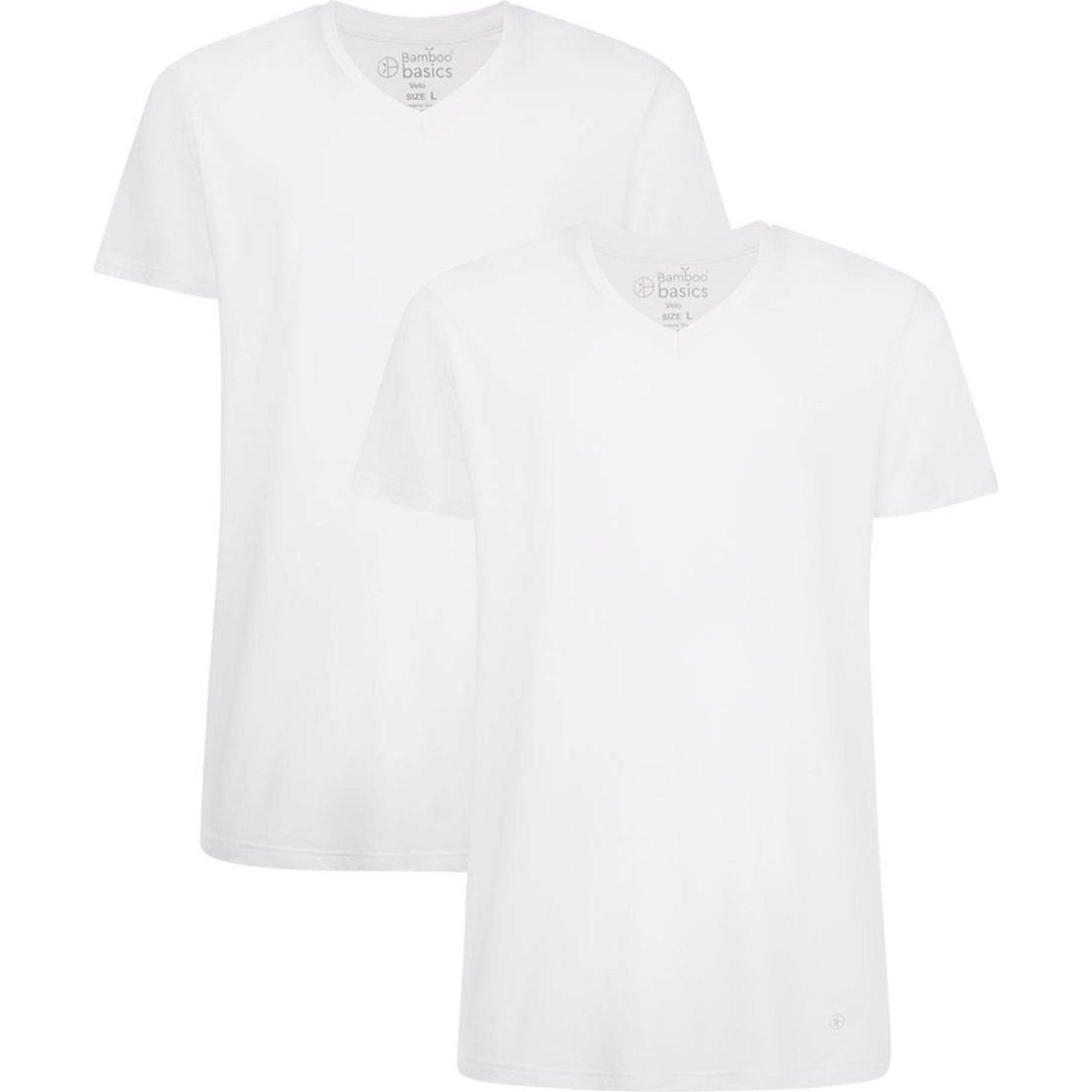 Bamboo Basics, Herren, Shirt, Velo, Weiss, (XXL)