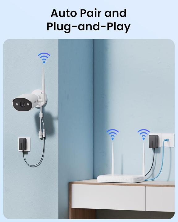 Actual product image Zosi 2K 3MP WiFi 6 Überwachungskamera-Set (8-teilig) (2560 x 1440 Pixels)