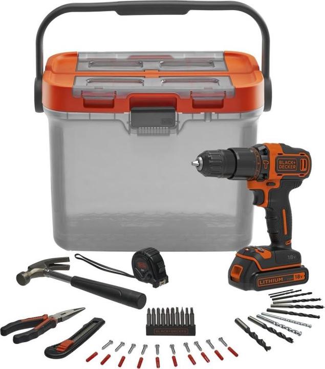 Produktbild Black & Decker Black+Decker Blac Akku-Schrauber BCKSB05-QW orange/schwarz (Akkubetrieb)