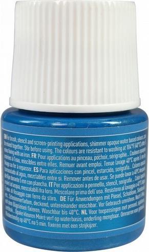 Produktbild Pebeo Setacolor Opak Schimmerndes (Schimmerndes Elektrikblau, 45 ml)