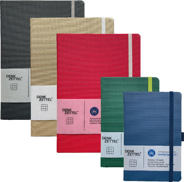 Immagine prodotto Denkzettel Taccuino Tenax (A5, Quadretti, Copertina rigida)