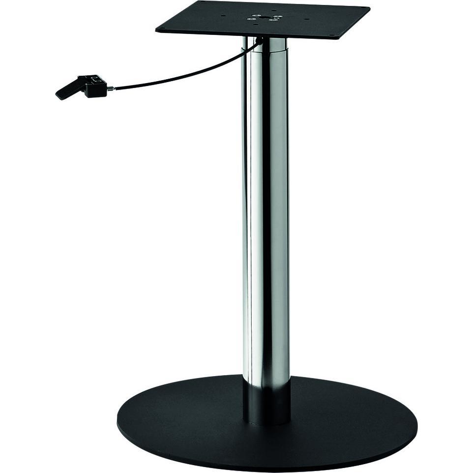 Hüba, Tischbeine + Tischgestell, Stehtischfüsse mit Gaslift Höhenverstellung