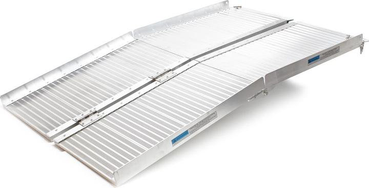 Actual product image Wiltec Wheelchair loading ramp Aluminum 2x foldable 122cm 270kg